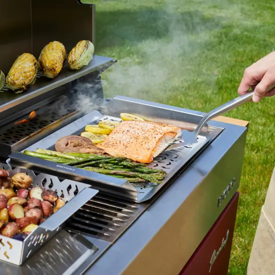 ZWILLING BBQ+ Stainless Steel Grill Spatula with Serrated Edge {3}