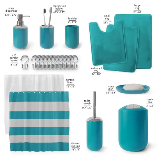 Clara Clark Bathroom Accessories Set {2}