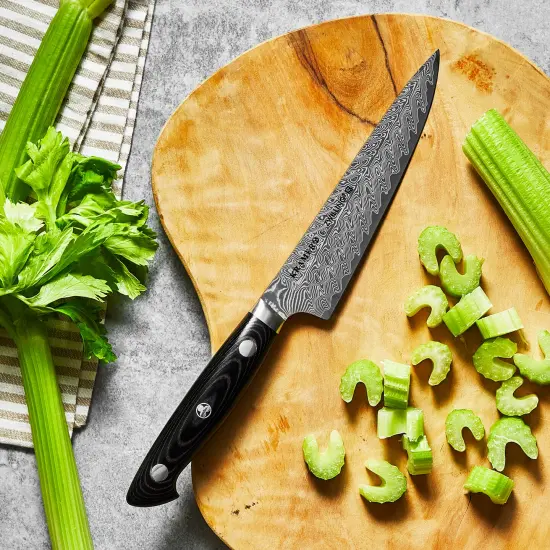 KRAMER by ZWILLING EUROLINE Damascus Collection 5.5-inch Prep Knife {4}