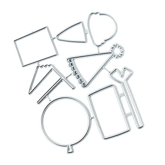 Pebbles All The Cake Die Set-8/Pkg {4}