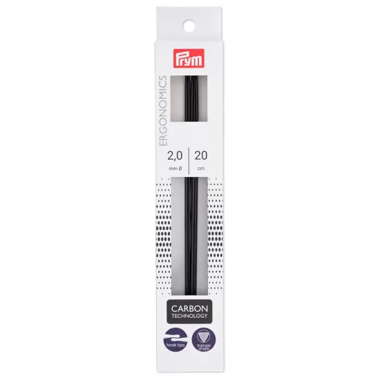 Prym Double Point Knitting Needles 8"-US 0 (2mm) {1}