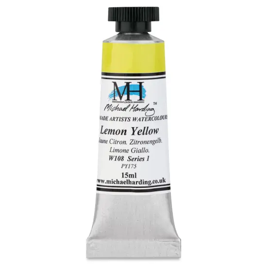 Michael Harding Artists Watercolor - Lemon Yellow, 15 ml {1}