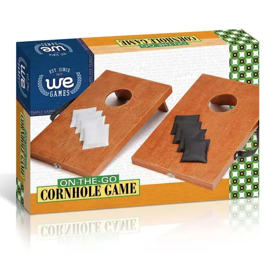 WE Games Indoor or Outdoor Travel Cornhole Game - 16 x 10.5 in. {5}