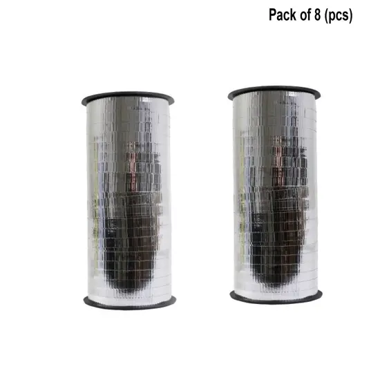 Premium Metallic Silver Curling Ribbon 100 Yards of Elegance for Gifts and Decor | Raheev&reg; {4}