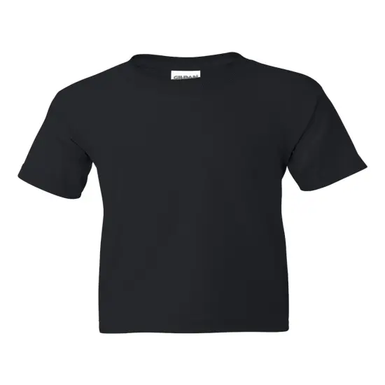 Gildan&reg; Dryblend Youth Crewneck Short Sleeve T-Shirt Black {1}