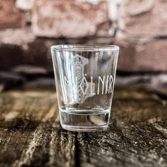 2oz Mj&ouml;lnir Shot glass {4}