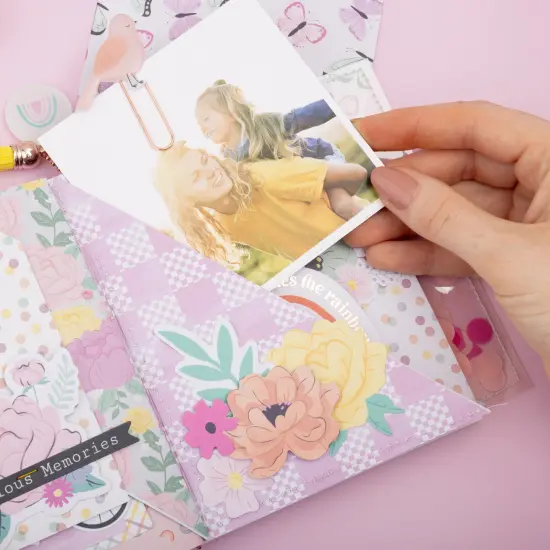 American Crafts Rainbow Avenue Paper Clips-6/Pkg {4}