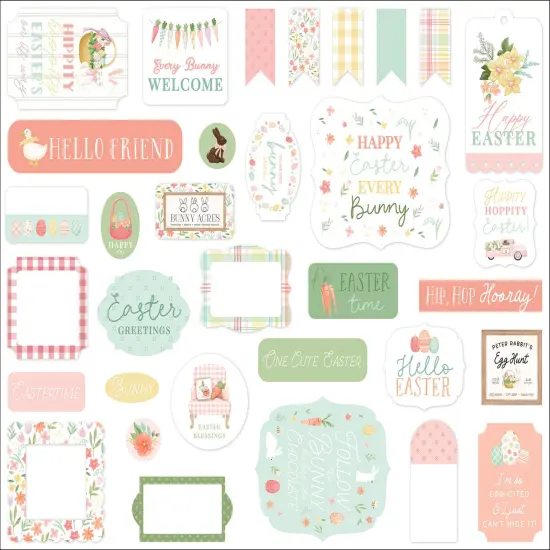 Carta Bella Cardstock Ephemera 33/Pkg-Icons, Here Comes Easter {3}