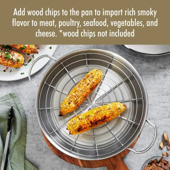 Demeyere Resto 4-pc Stainless Steel Stovetop Smoker Set {4}