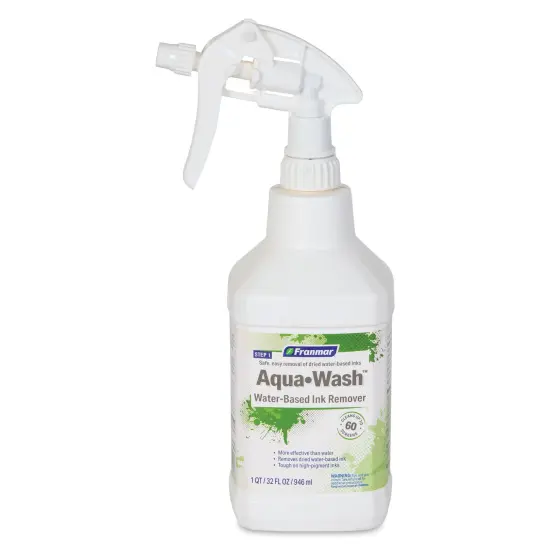 Franmar Aqua-Wash Water-Based Ink Remover - Quart {1}