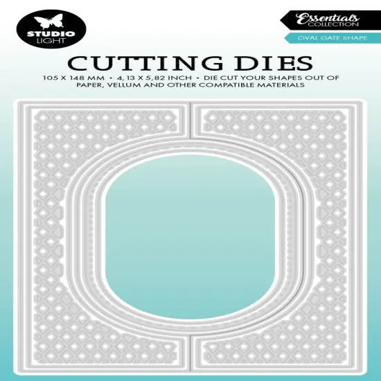 Studio Light Essentials Cutting Dies-Nr. 757, Oval Gate Shape {1}