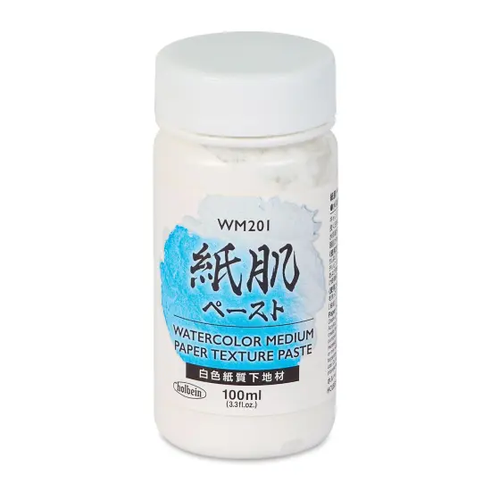 Holbein Watercolor Medium Paper Texture Paste - 100 ml Jar {1}