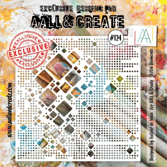 AALL And Create Stencil 6"X6"-Lotza Diamondz {1}