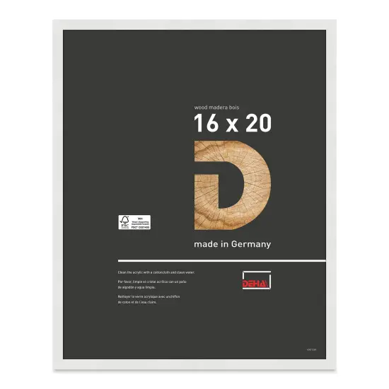 Deha Design Fontana Wood Frame - White, 16" x 20" {1}