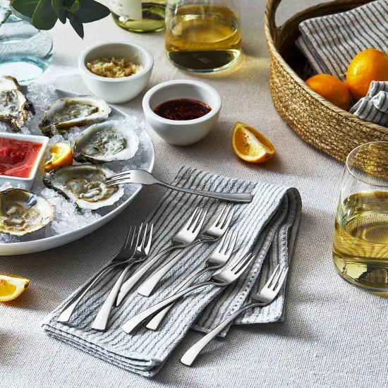 ZWILLING Bellasera 8-pc 18/10 Stainless Steel Seafood Fork Set {4}