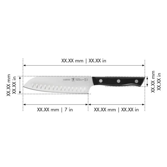 Henckels Dynamic 7-inch Hollow Edge Santoku Knife {4}