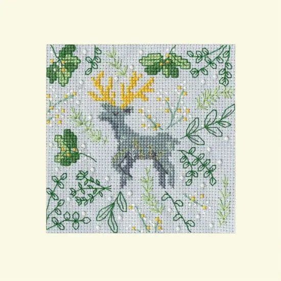 Scandi Deer Kit XMAS62 Counted Cross Stitch Kit {1}