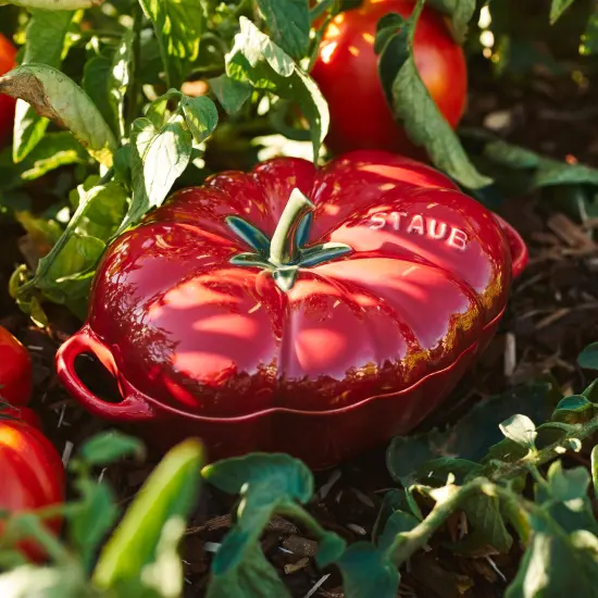 Staub Ceramic 16-oz Petite Tomato Cocotte - Cherry {5}