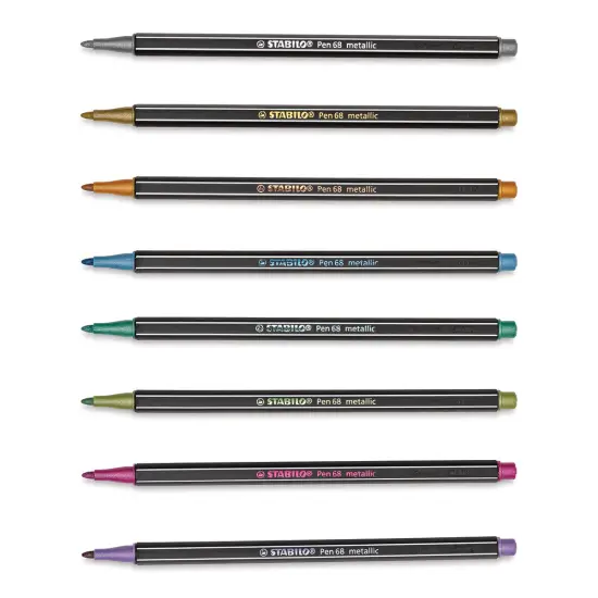 Stabilo Pen 68 Metallic Pens - Set of 8 {1}