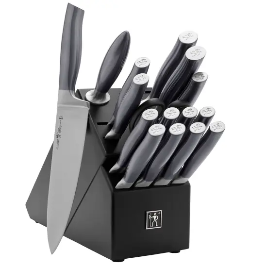 HENCKELS Graphite 17-pc Knife Block Set {5}