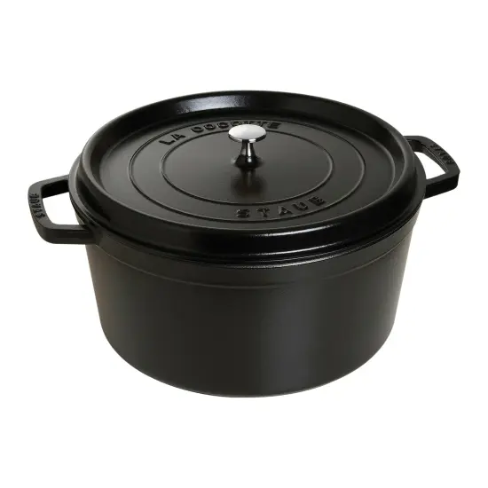 STAUB Cast Iron 13.25-qt Round Cocotte {4}
