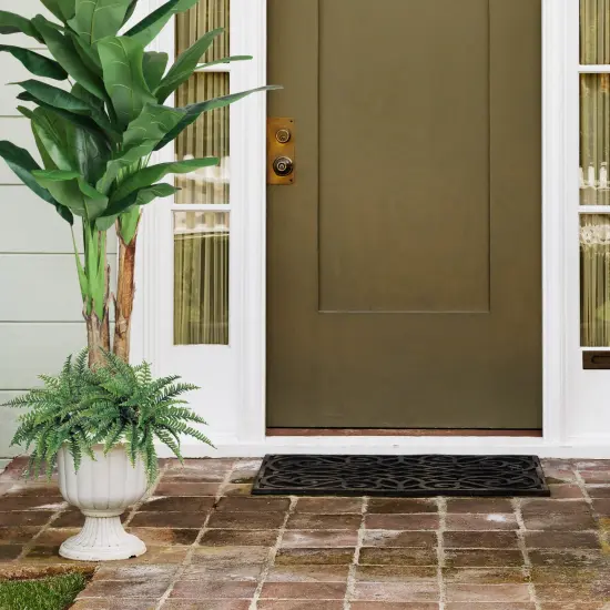 2-Pack: Boston Fern Plant with 42 Silk Fronds, 34" Wide, Faux Greenery, Floral Home by Artificial Flowers {4}