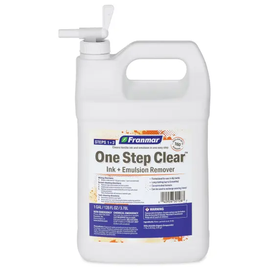 Franmar One Step Clear Ink and Emulsion Remover - Gallon {1}