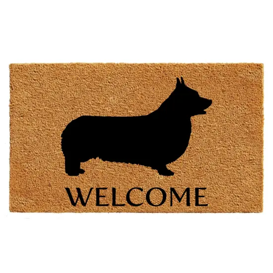 Pembroke Welsh Corgi Doormat {3}