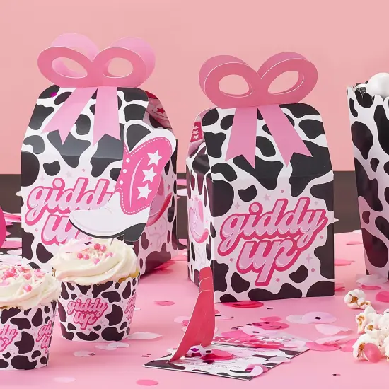 Big Dot of Happiness Rodeo Cowgirl - Pink Western Party Decorations - Party Cupcake Wrappers - Set of 12 {7}