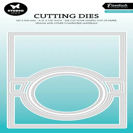 Studio Light Essentials Cutting Die-Nr. 787, Circle Folding Card Shape {1}