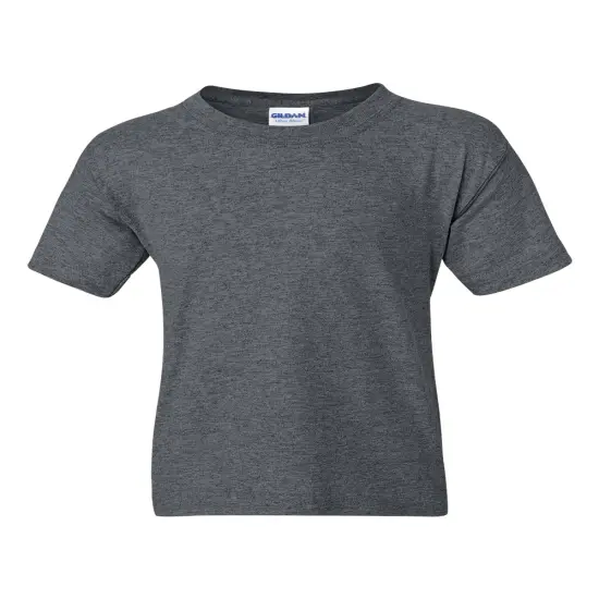 Gildan&reg; Dryblend Youth Crewneck Short Sleeve T-Shirt Dark heather {1}