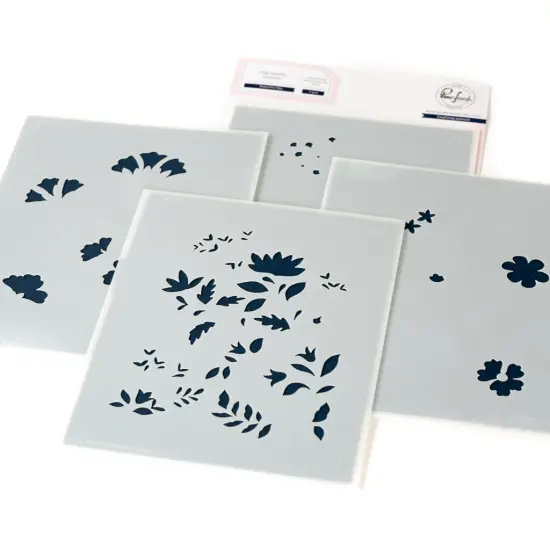 Pinkfresh Studio Stencils 4.25"X5.5"-Beautiful Day {1}