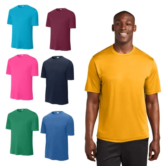 Sport-Tek&reg; Posi Charge Competitor Crew Neck Short Sleeve Tee Shirt Neon orange {2}