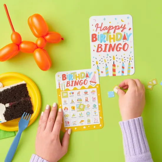 Big Dot of Happiness Party Time - Picture Bingo Cards and Markers - Happy Birthday Party Bingo Game - Set of 18 {3}