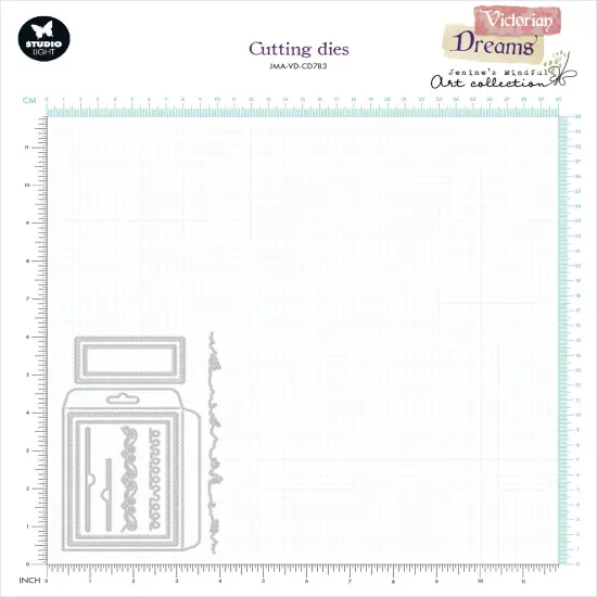 Studio Light Jenine's Mindful Art Cutting Die-Nr. 783, Artist Trading Card Folder {4}