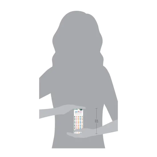 American Crafts Coast-to-Coast Enamel Dots 60/Pkg-Gold Foil {7}