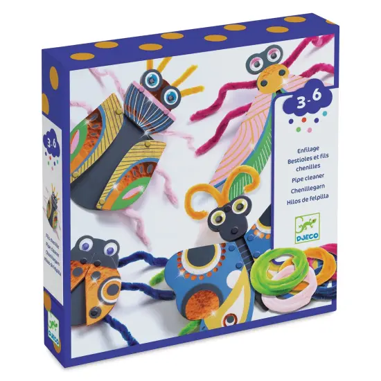 Djeco Le Petit Artist Fuzzy 3D Bugs Kit {1}