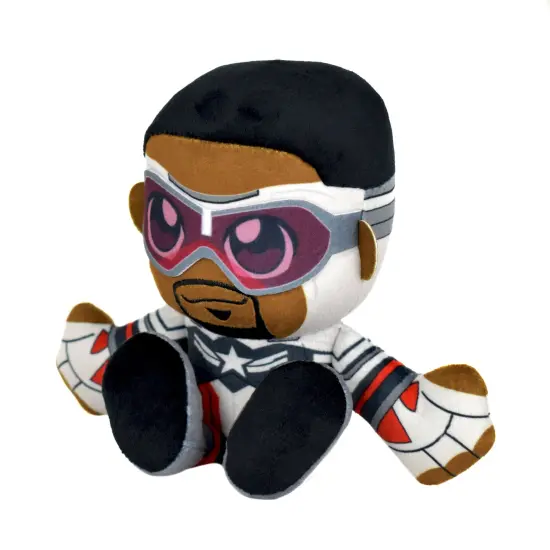 Bleacher Creatures Marvel Captain America (Sam Wilson) 8" Kuricha Sitting Plush {3}