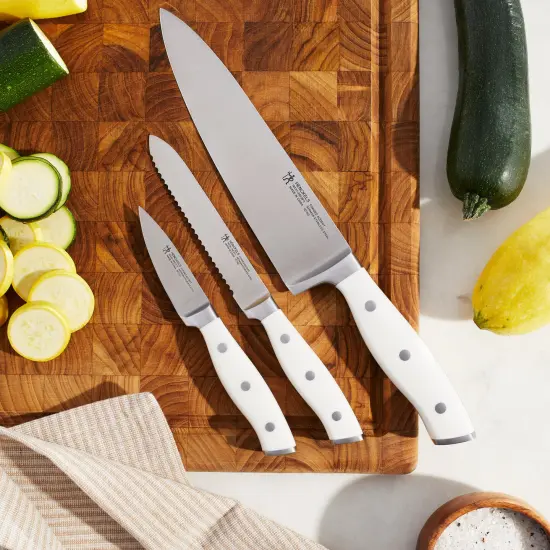 Henckels Forged Accent 3-pc Starter Knife Set - White Handle {3}