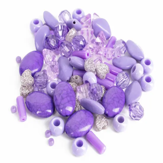 CousinDIY Fun Pack Bead Mix-Light Purple Mix {5}