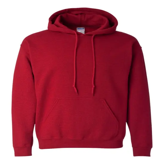 Gildan&reg; Heavy Blend Hooded Long Sleeve Turtle Sweatshirt Ash {4}