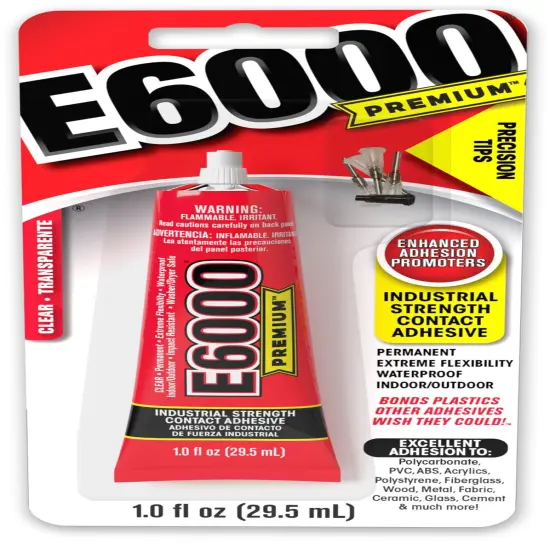 E6000 Premium Clear Adhesive With Precision Tips-1oz {1}