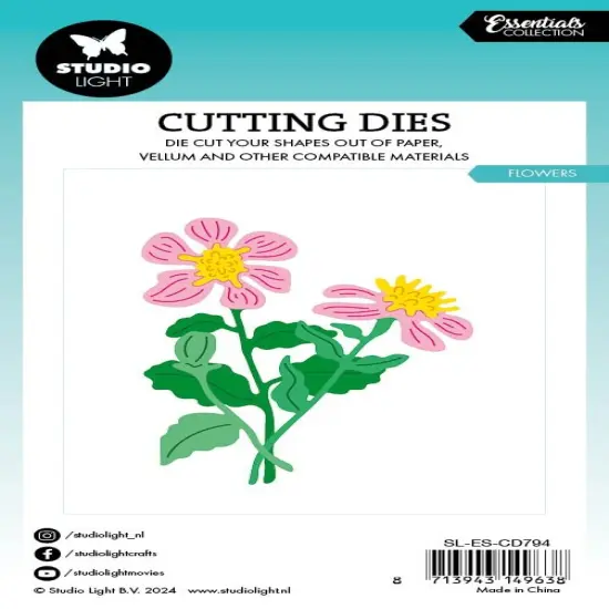 Studio Light Essentials Cutting Die-Nr. 794, Flowers {3}
