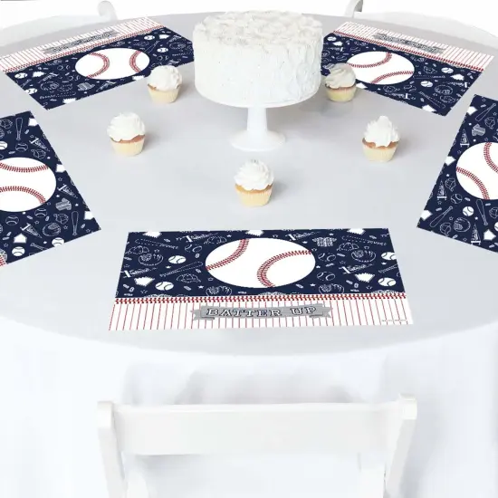 Big Dot of Happiness Batter Up - Baseball - Paper Birthday Party Coloring Sheets - Activity Placemats - Set of 16 {4}