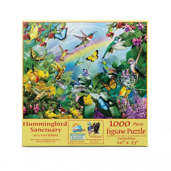 Sunsout Hummingbird Sanctuary 1000 pc Jigsaw Puzzle 35002 {4}