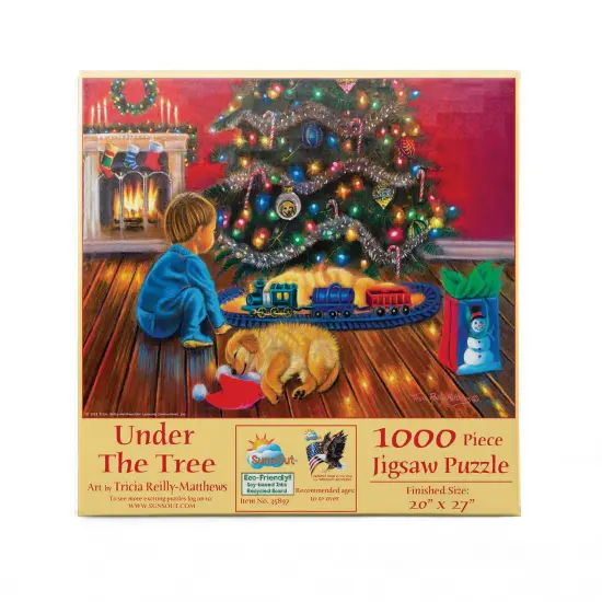 Sunsout Under the Tree 1000 pc Christmas Jigsaw Puzzle 35897 {4}