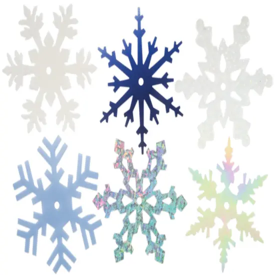 Creative Expressions Large Shimmer Snowflakes 50/Pkg-2" {2}