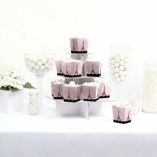 Big Dot of Happiness Paris, Ooh La La - Party Mini Favor Boxes - Paris Themed Baby Shower or Birthday Party Treat Candy Boxes - Set of 12 {3}