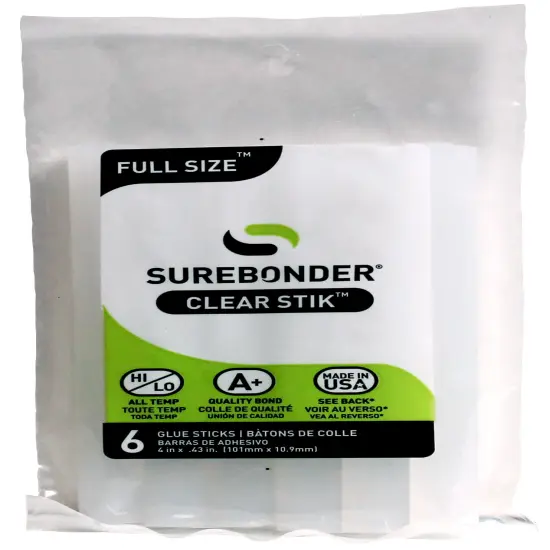 Surebonder All-Purpose Stik Glue Sticks 6/Pkg-7/16"X4" {1}