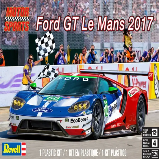 Revell Plastic Model Kit-Ford Gt Le Mans 1:24 {1}
